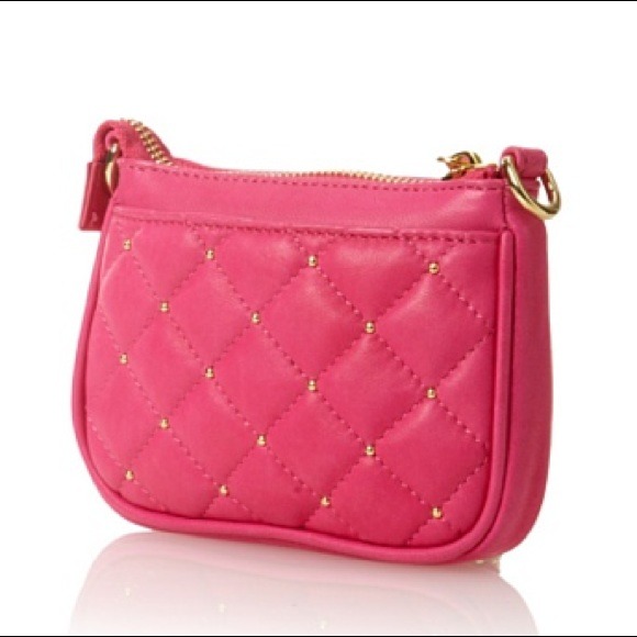💗Gorjana Hudson Pouch Cross Body in Fuchsia - Picture 2 of 3