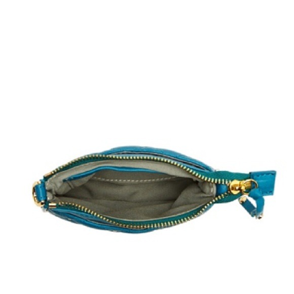 💙Gorjana Hudson Pouch Cross Body in Teal - Picture 3 of 3