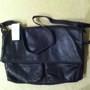 REDUCED J Jill brown leather messenger bag purse
