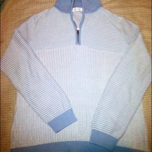 Baby blue striped sweater!