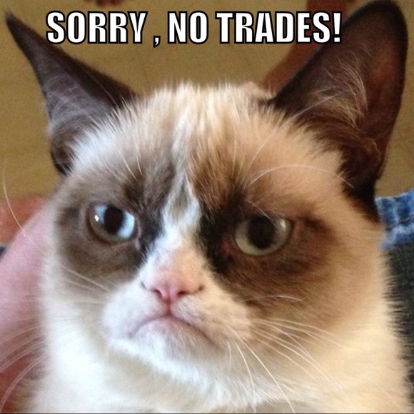 Sorry, I'm not trading 😁