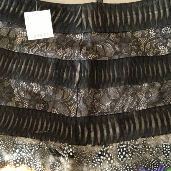 Bebe feathery skirt