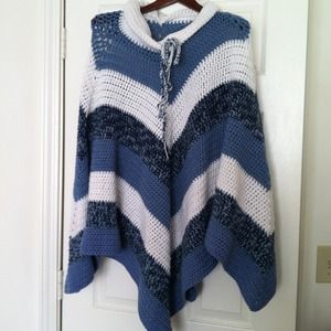 HAND MADE WOOL PONCHO