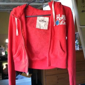 Hollister zip-up sweatshirt XS