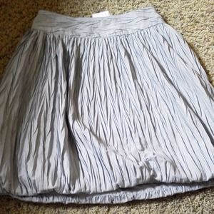 Gray flair skirt