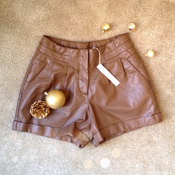 SOLD! Lauren Conrad Faux Leather Shorts