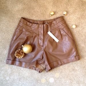 SOLD! Lauren Conrad Faux Leather Shorts