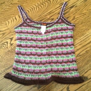 💋CHRISTIAN LACROIX BAZAR mohair blend tank size S