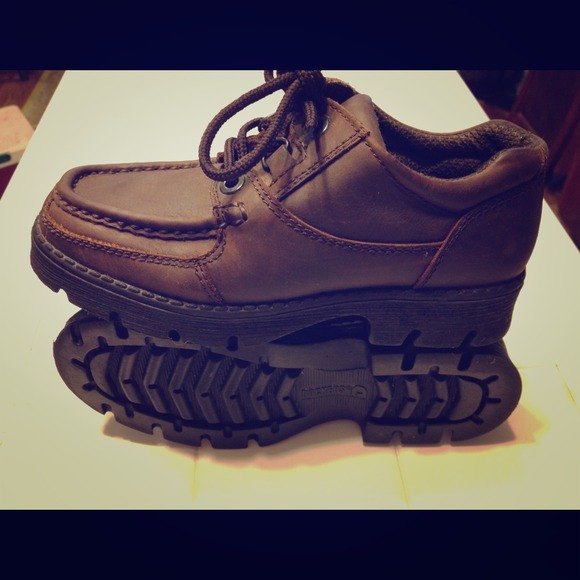 SOLD Boys brown leather shoes