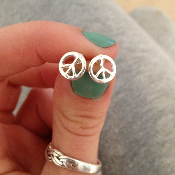 Peace earrings!! ***sold***