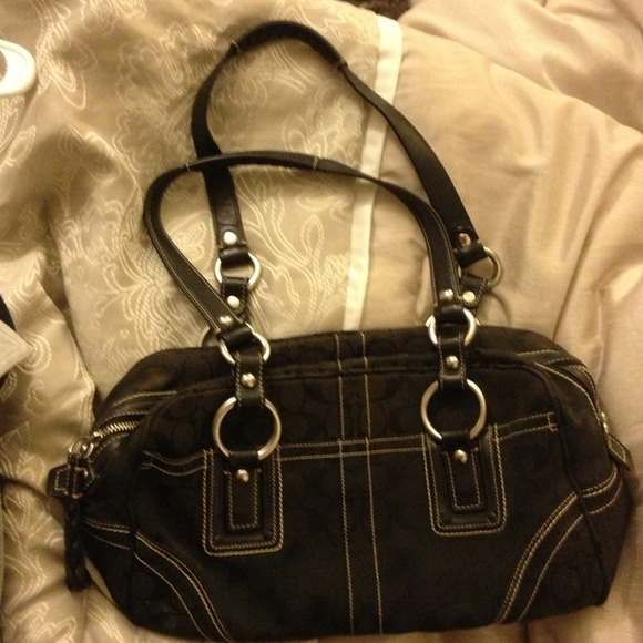Black coach bag