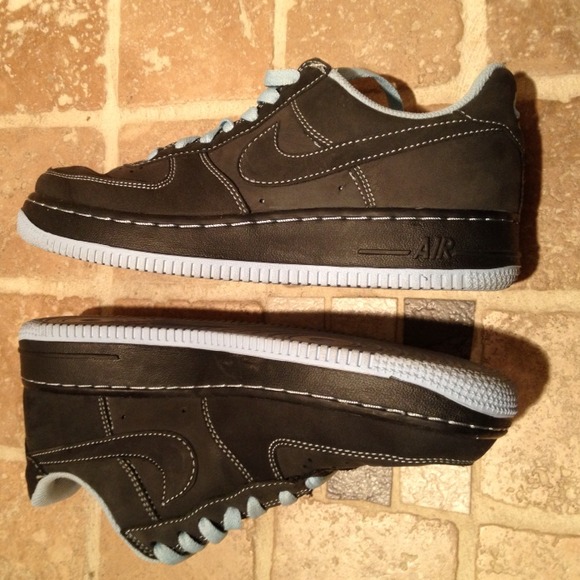 REDUCED Grey & baby blue Air Force 1