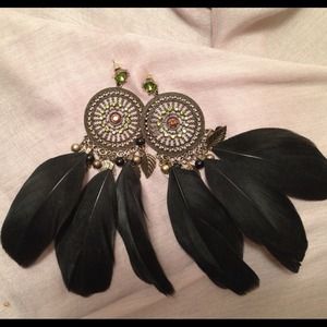 💕HOST PICK💕 11/3/13 REDUCED 👍 Feather Earrings