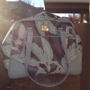 Roxy Over Night Bag Retired Hibiscus/Palm Print