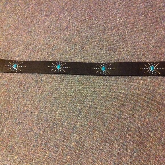 TRADED*****Black belt with beads