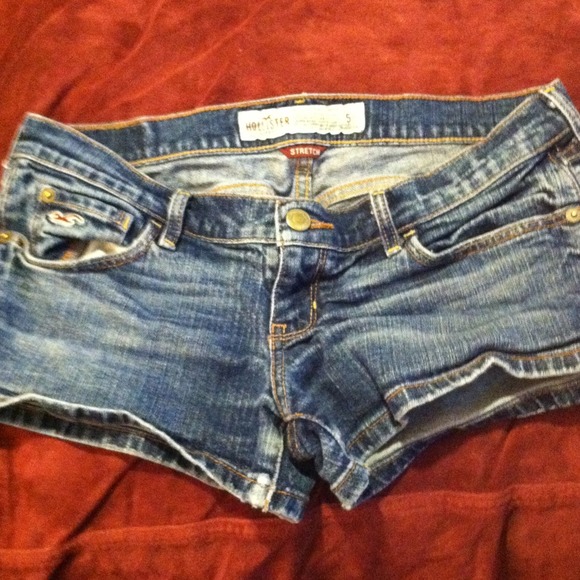 Blue jean Hollister shorts