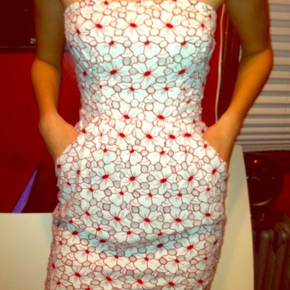 Red and White dress by Jean Paul Gaultier size 3