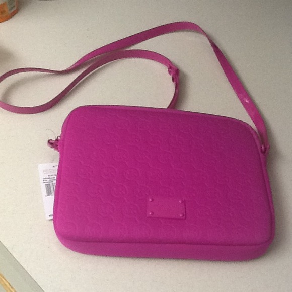 Michael Kors hot pink Ipad case like new