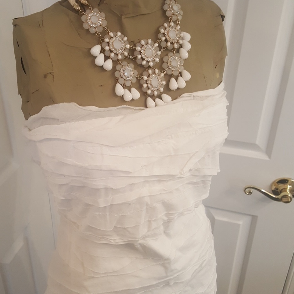 White J crew dress