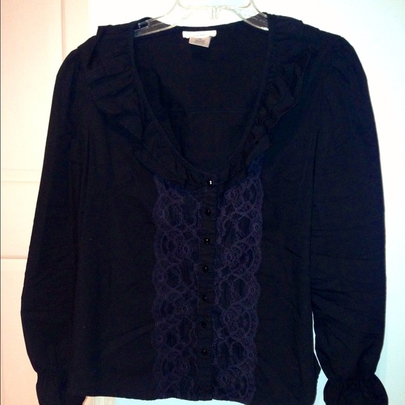 DONATED❤️ Black long sleeve button up