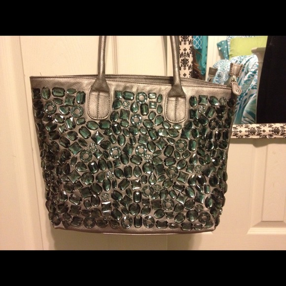 Silver Purse With Jewels