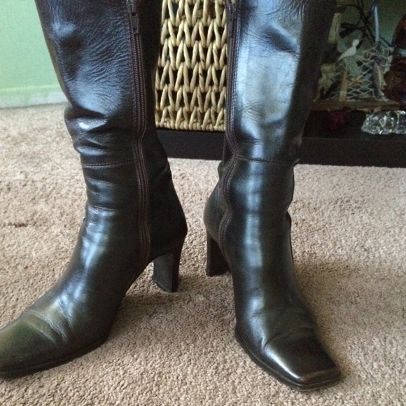 Charles David leather boots