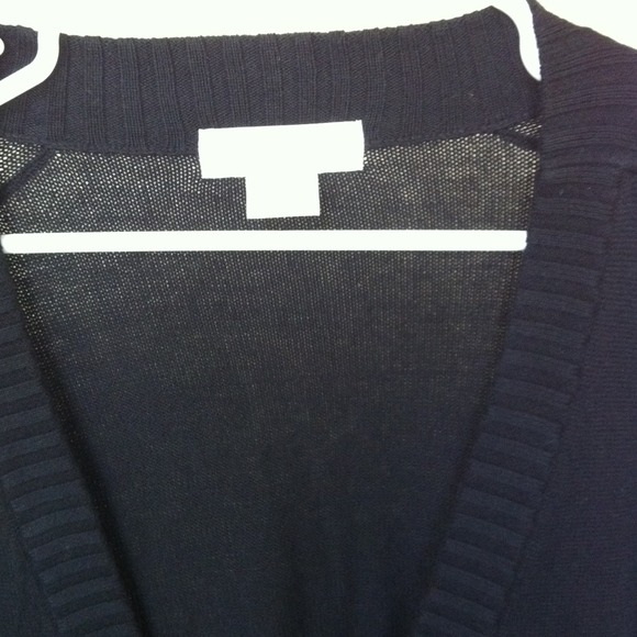 SOLD- Michael Kors Black Cardigan Sweater Medium - Picture 2 of 4