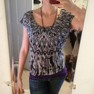 Very cool cropped boxy tee.