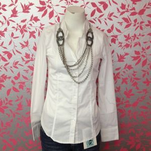 ⚡🌀SALE🌀⚡White button up