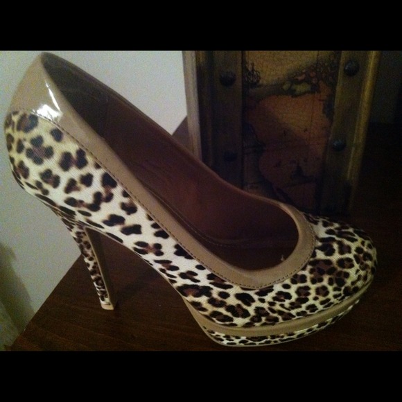 Baby Phat cheetah print platforms