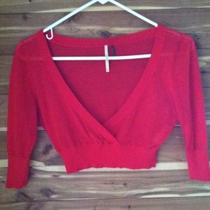 Free People crop cardigan
