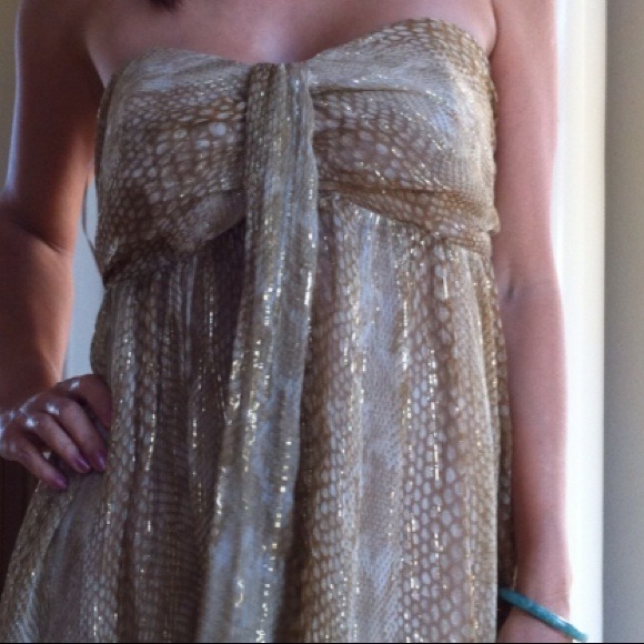 Goldie silk holiday tube dress - Picture 2 of 4