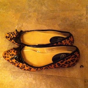 Cheetah print flats