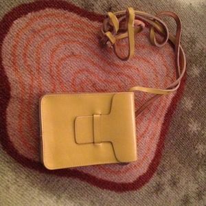 Light green mini purse.