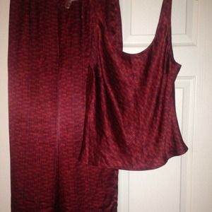 Victoria's Secret Silk Pajama Set