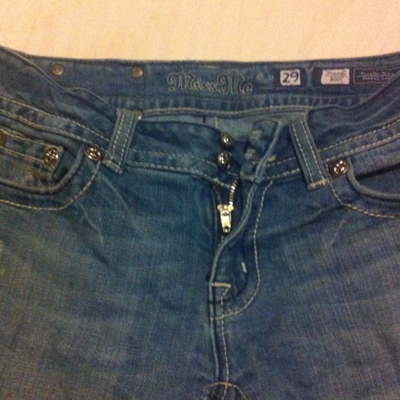 **SOLD** Miss Me ANGEL WING Jeans - Picture 3 of 3