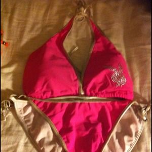 Save @ lana33 Pink playboy swimset