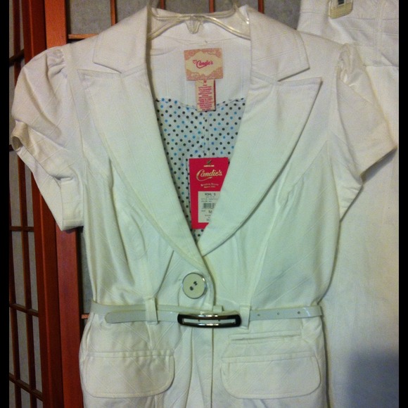 Size M & 7 white jacket and pants.Great condition! - Picture 2 of 4