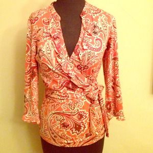 Gorgeous Ann Taylor Wrap Shirt