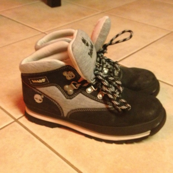 💥Reduced💥Black and grey Timberland boots