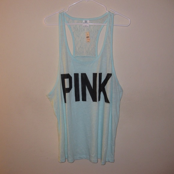 VS Pink Lace Racerback