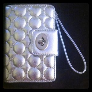 Perfect silver party clutch!