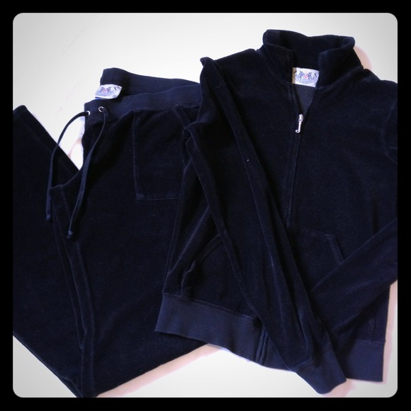 Juicy Couture (authentic) terry cloth track suit.