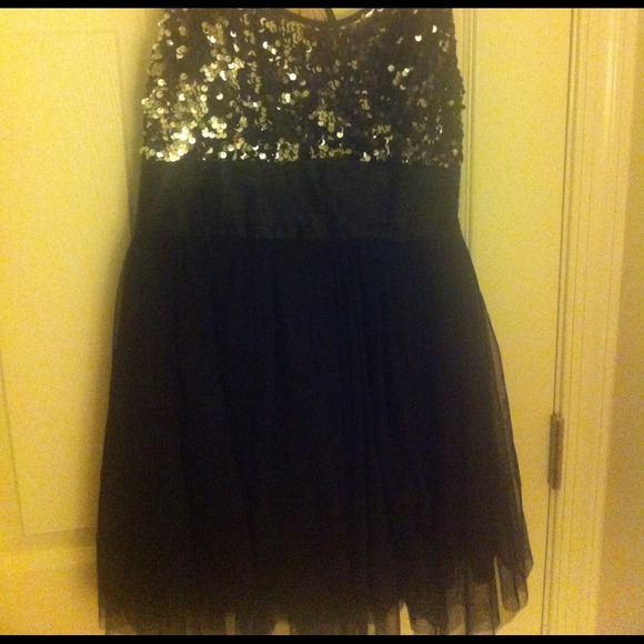 Sequin top party dress