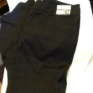 New York and company pinstripe city stretch pants.