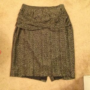 Vintage metallic skirt