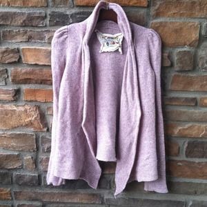 Anthropologie high-low open sweater