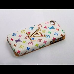 High quality leather LV I phone 4 4S case