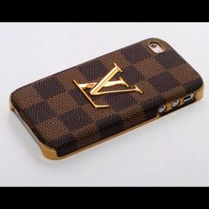LV High quality leather case for iPhone 4 4S