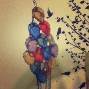 colorful earrings